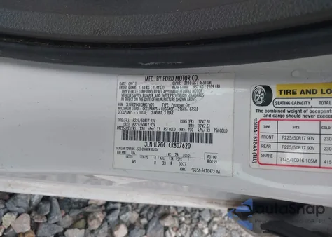 2012 Lincoln Mkz from USA, damaged, VIN 3LNHL2GC1CR807620